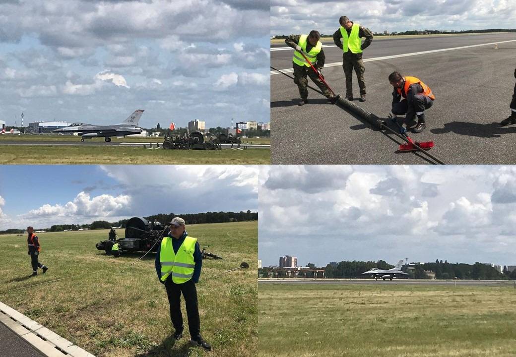 Alioth Projects coordinates F16 landings at the Bydgoszcz airport Strona Alioth